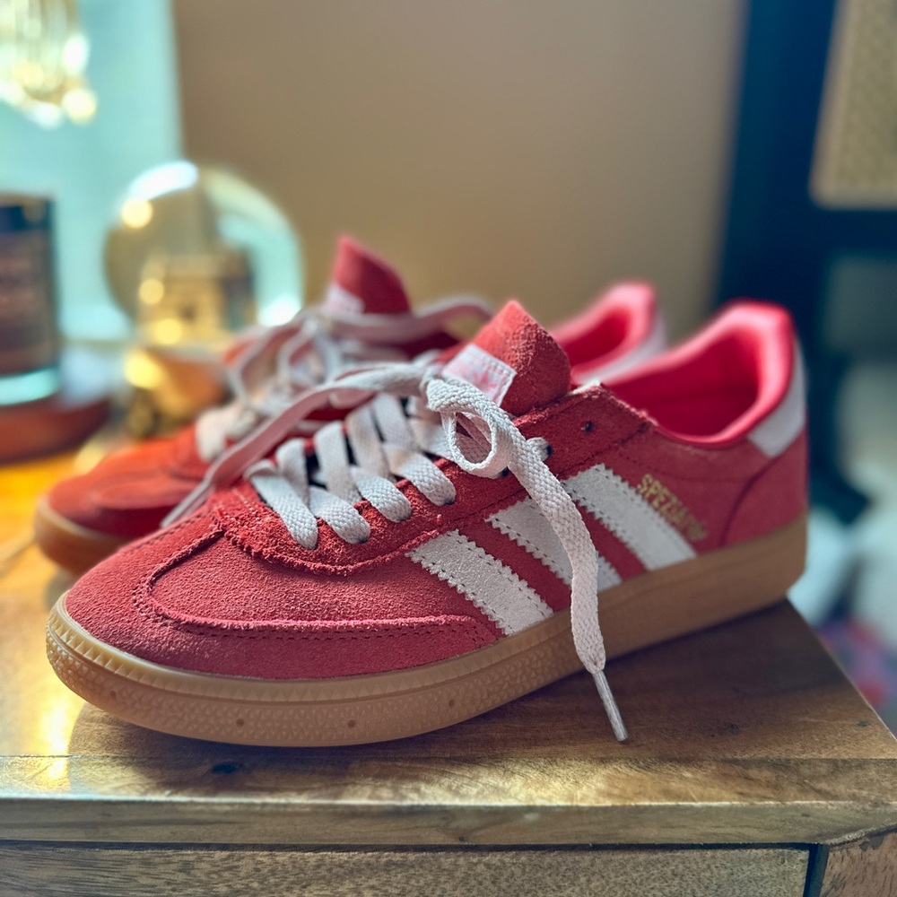 adidas Red and White Women's Sneakers